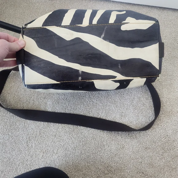 Dooney & Bourke Zebra Florentine Satchel - Picture 5 of 5